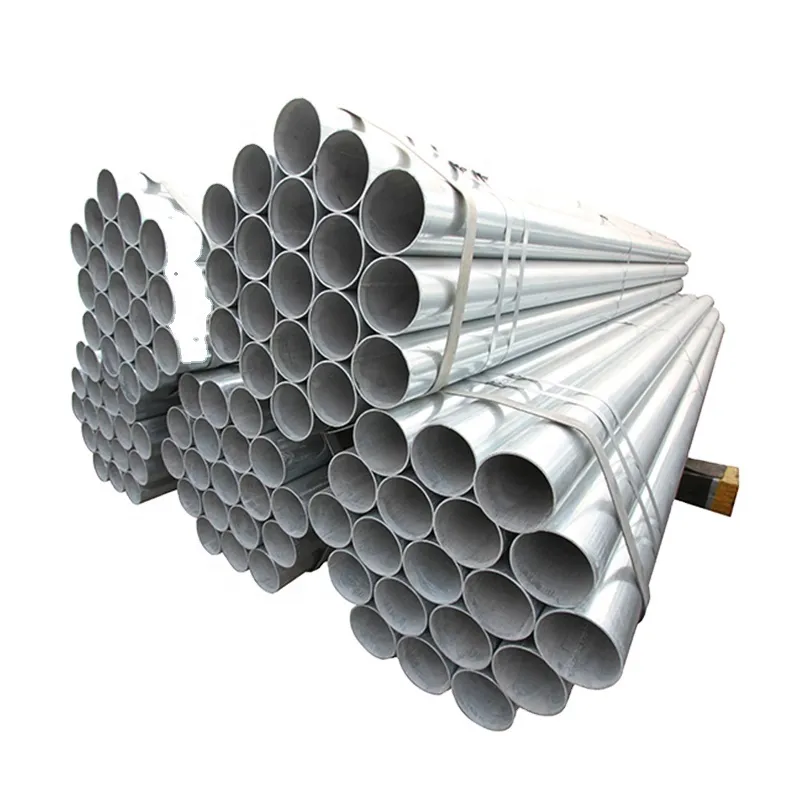 Q235 A36 Large Diameter Galvanized Steel Pipe Pre GI Scaffolding Round Pipe Wholesale Processing